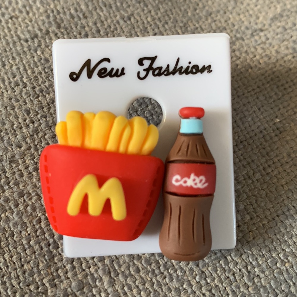 McDonald’s Fries and Coca-Cola earrings